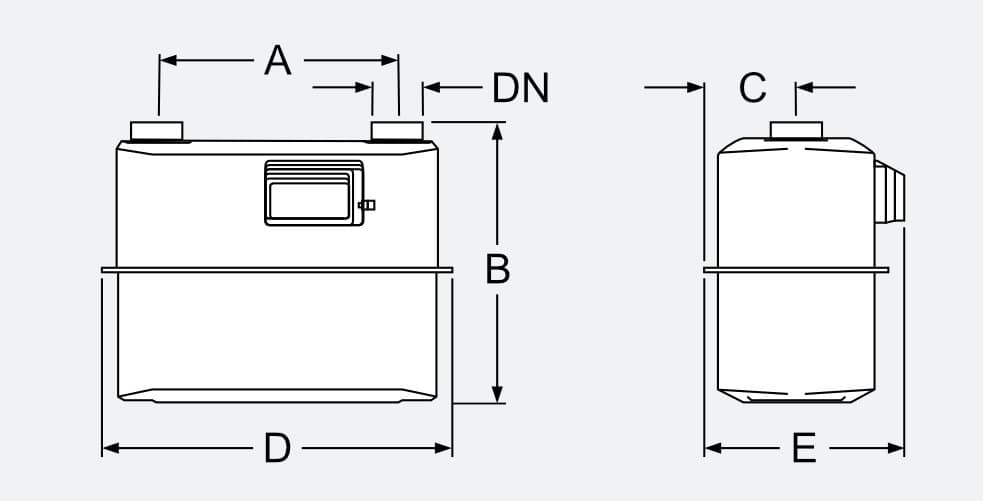 Haushaltsbalgengaszähler BK-G6 und BK-G6T | GMT GmbH